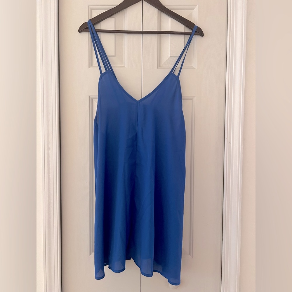 BLQ blue cover up dress